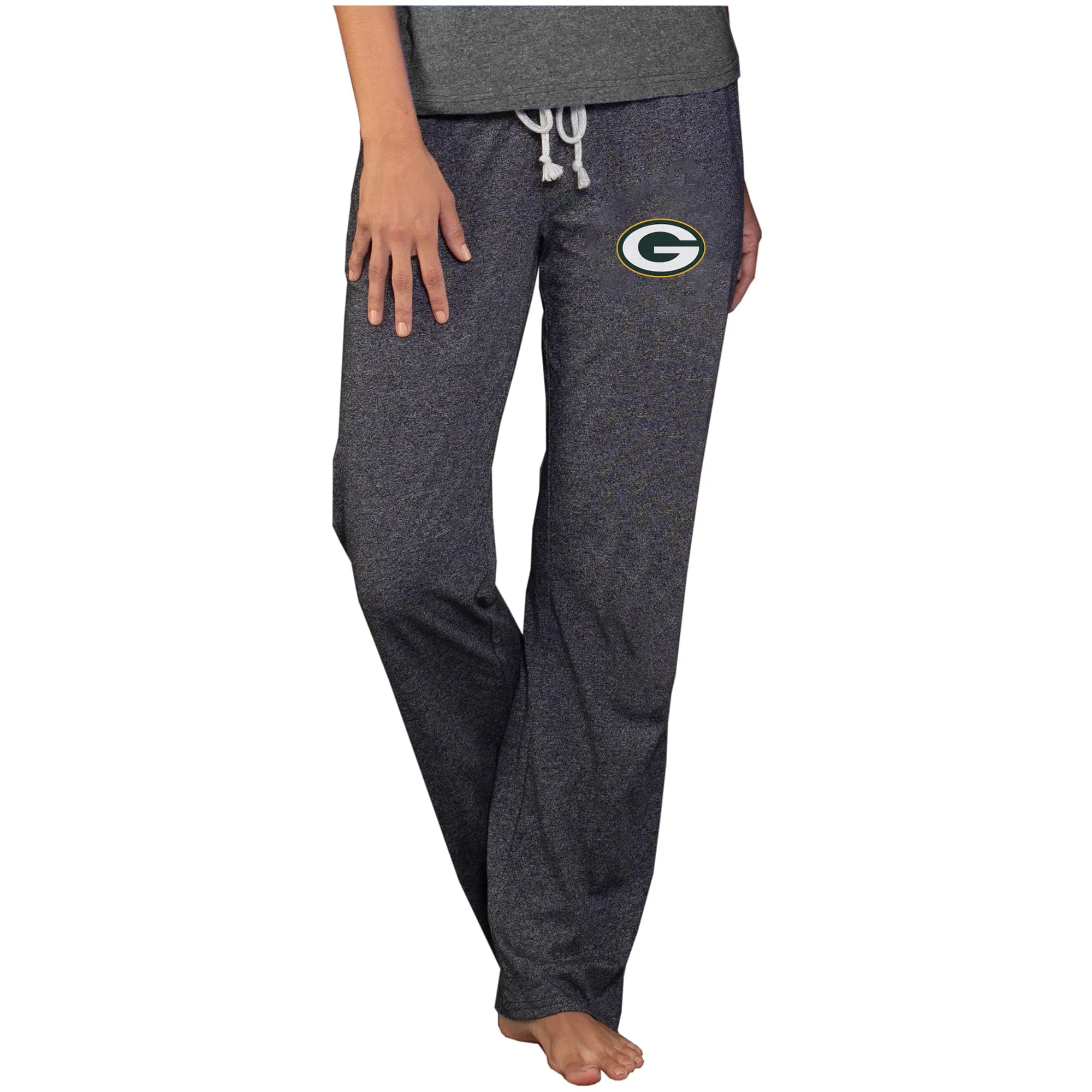 Concepts Sport Womens Charcoal Green Bay Packers Quest Knit Lightweight Lounge Pants